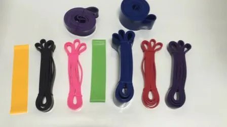 Long Resistance Loop Bands Tube Set Hip Workout Elastic Custom Logo 5 PCS Wholesale Latex Fitness Latex Set Resistance Fitness Bands