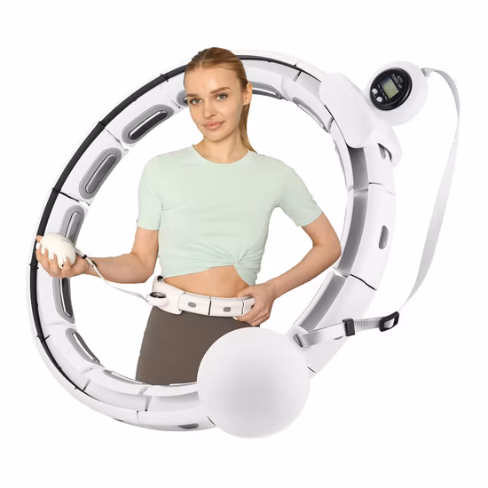 Wholesale Gym Adjustable Adult Exercise Sports Equipment Weighted Smart Fitness Hula Hoop